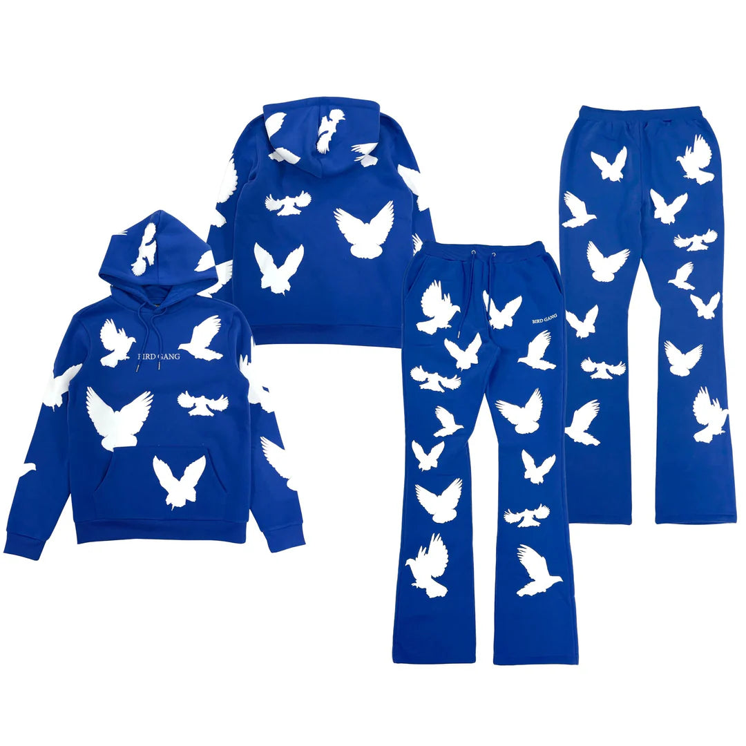 Fly High Print Hoodie Set
