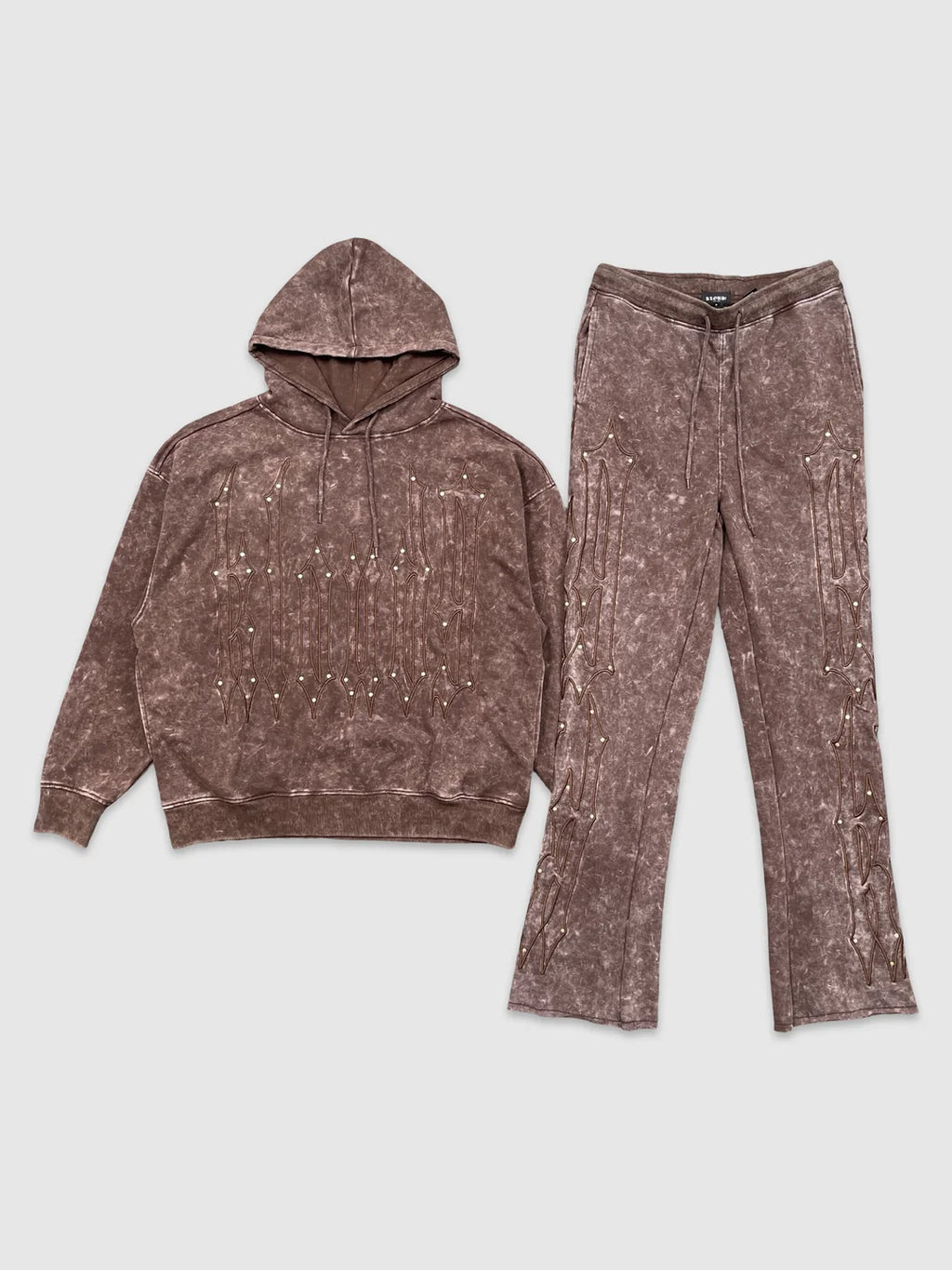 Austin Studded Hoodie Set