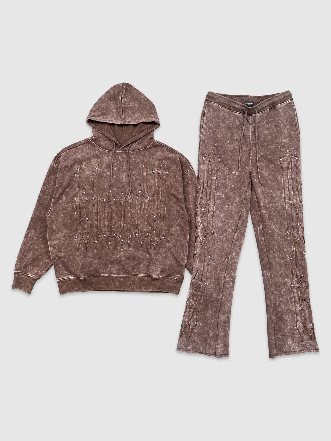 Austin Studded Hoodie Set