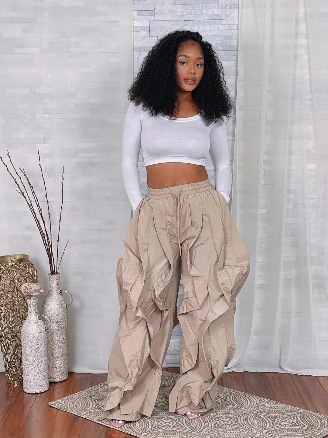 Avant Garde Ruffle Pants