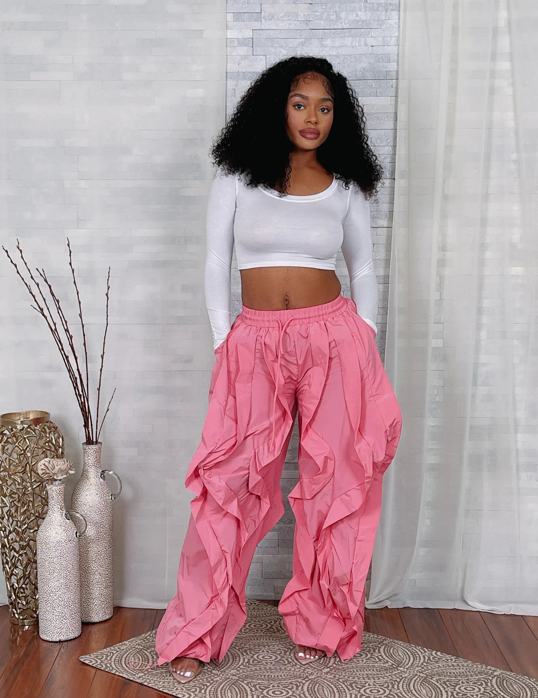 Avant Garde Ruffle Pants