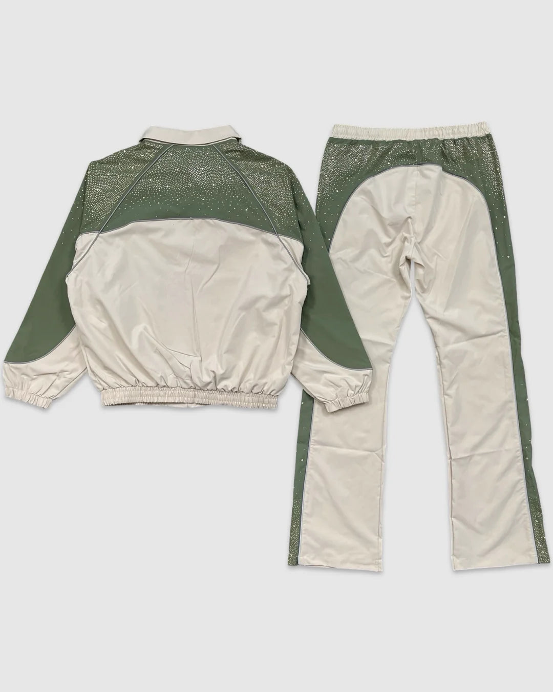 Mr. Nice Guy Rhinestone Two Toned Tracksuit