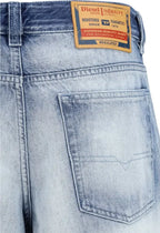 DIESEL Blue Cotton Bootcut Jeans