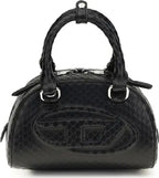 Diesel Black Calf Leather Bos Taurus Handbag