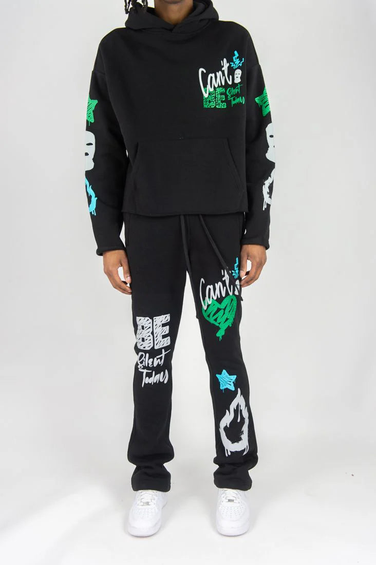 Can’t Be Silent Hoodie Pants Set