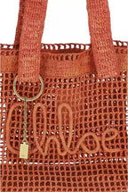 Chloé East-West Banana Raffia Tote