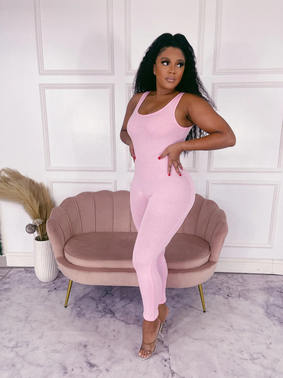 All On Me Low Back Jumpsuit