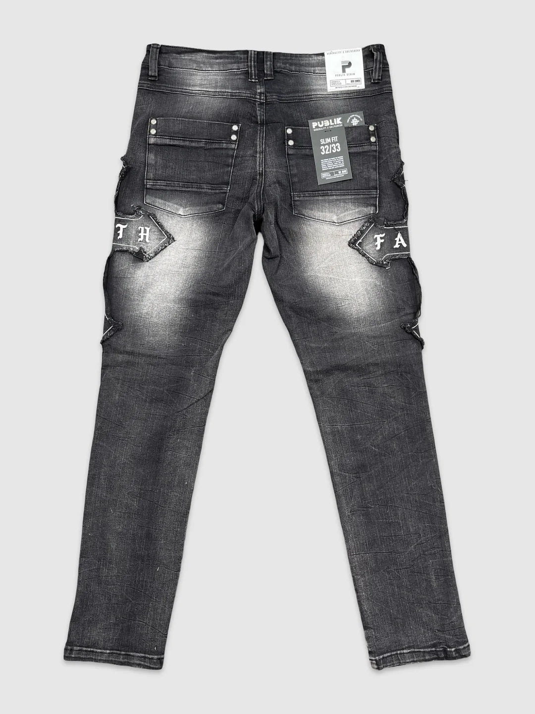 Faithful Cross Patch Jeans