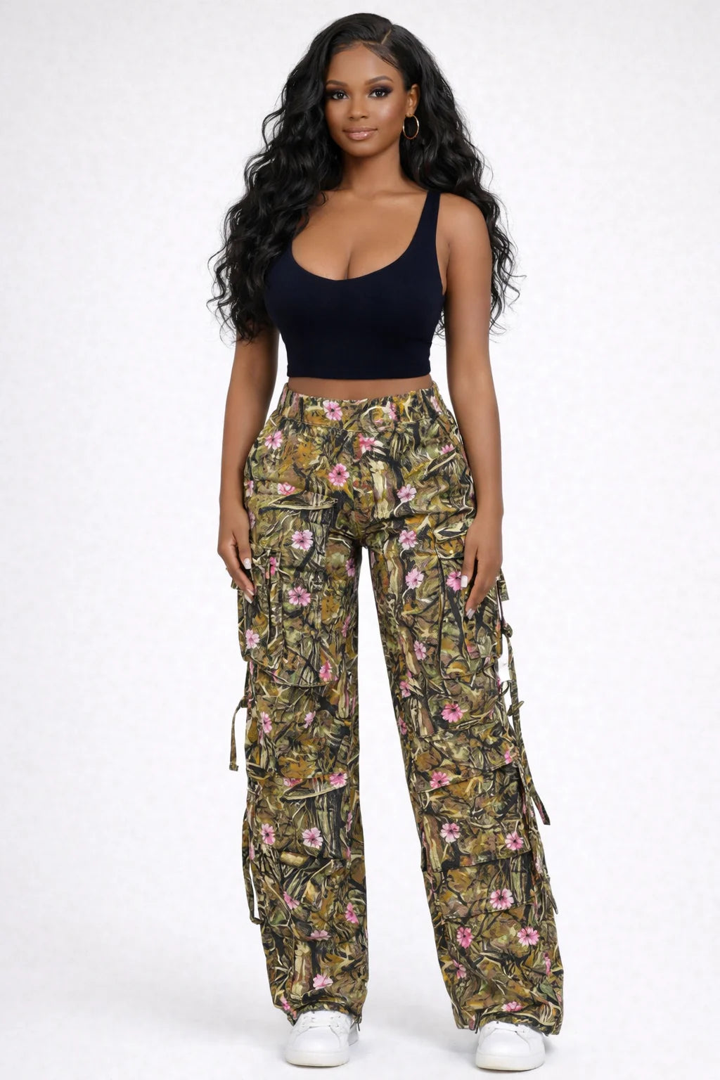 Amerie Cherry Blossom Camo Pants