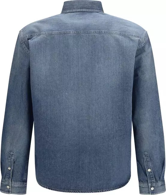 Saint Laurent Blue Denim Shirt