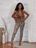 Prove It Faux Fur Halter Top