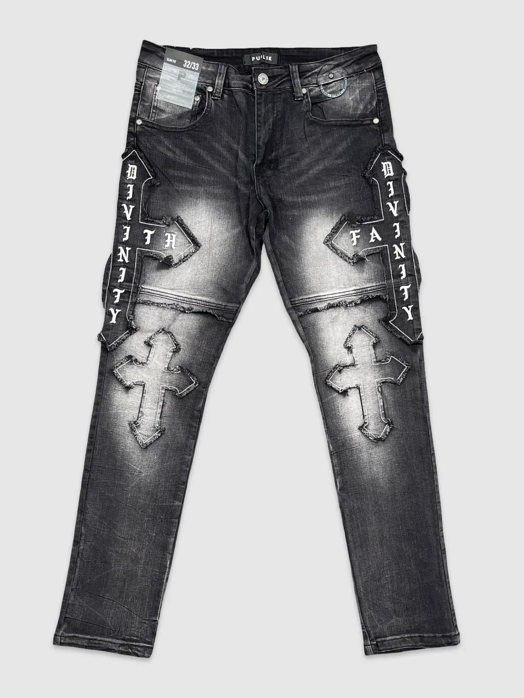 Faithful Cross Patch Jeans