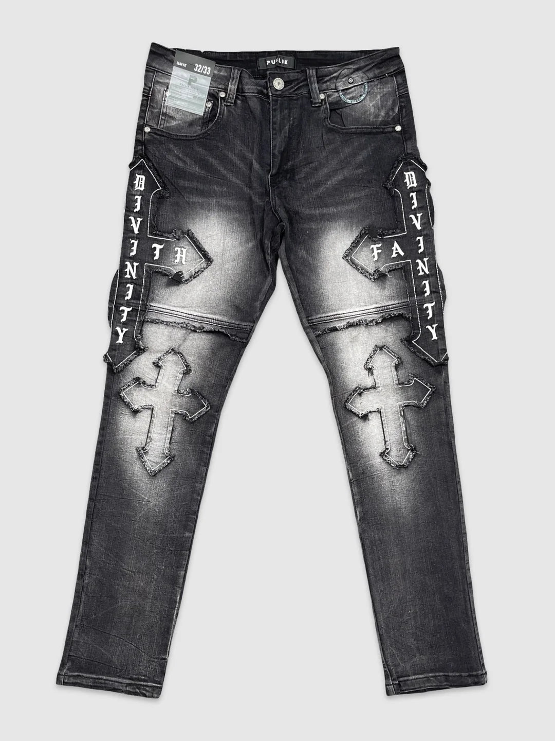 Faithful Cross Patch Jeans