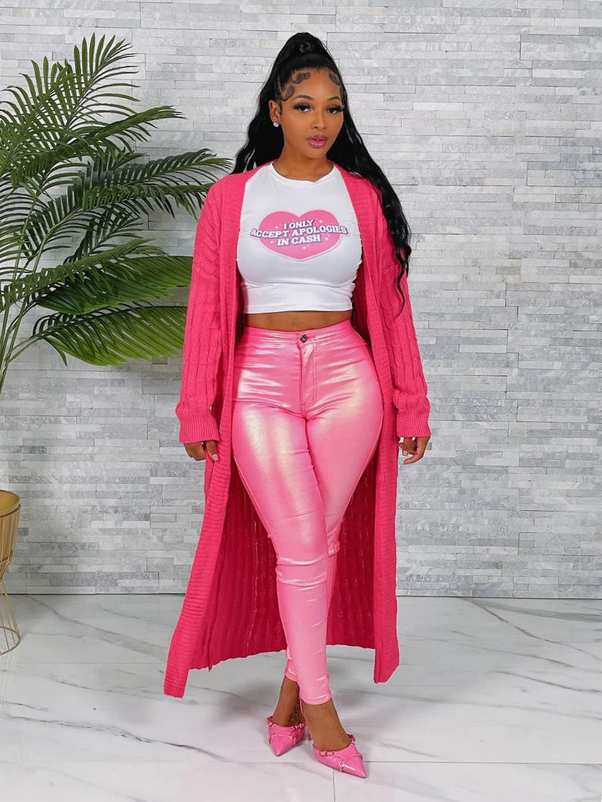 Hot Mama Long Cardigan