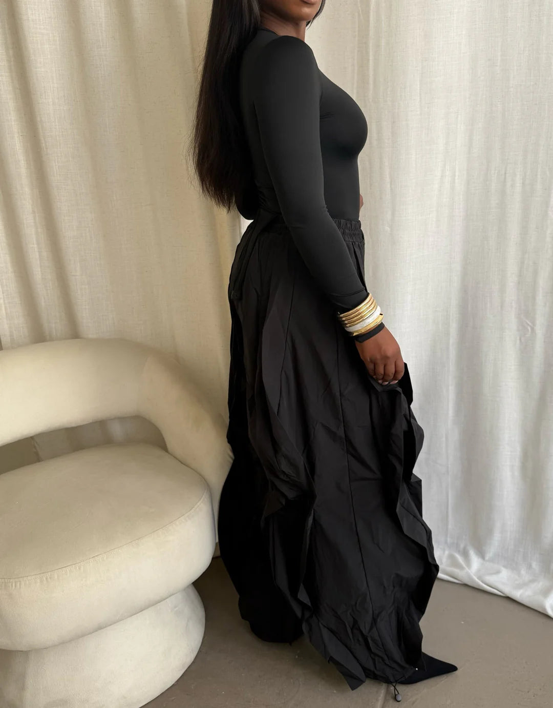 Avant Garde Ruffle Pants