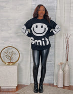 SMILE Knit Sweater