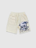 Peace Drawstring Shorts