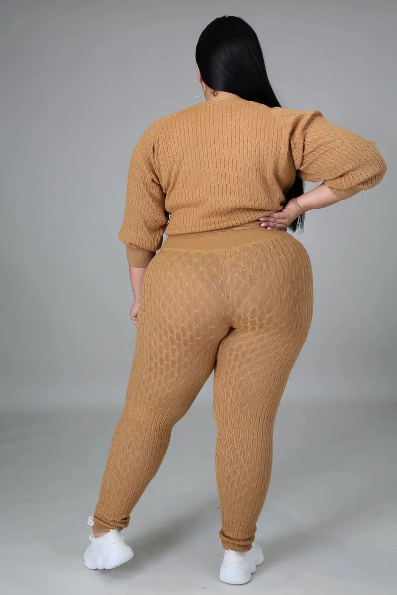 All Together Knit Set (Plus Size)