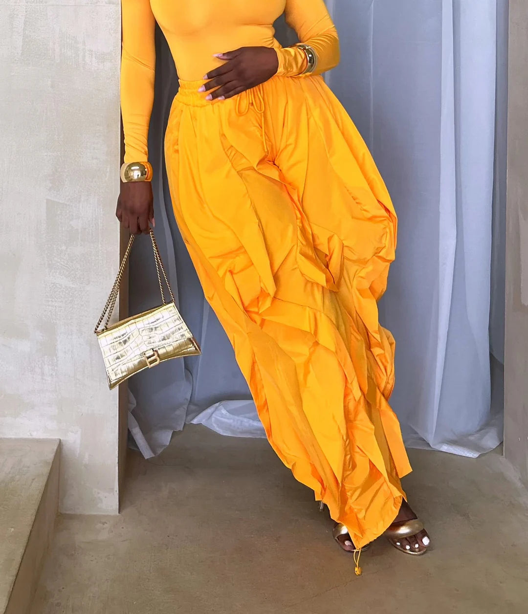 Avant Garde Ruffle Pants