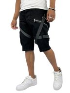 Strapped Up Cargo Shorts (Plus size)