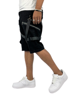 Strapped Up Cargo Shorts (Plus size)