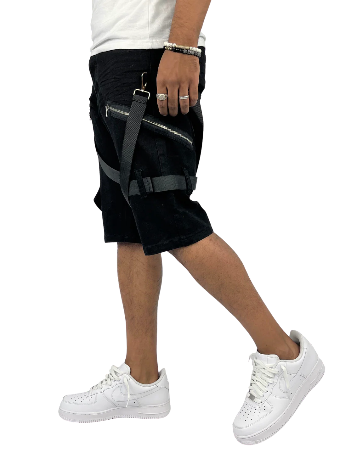 Strapped Up Cargo Shorts (Plus size)