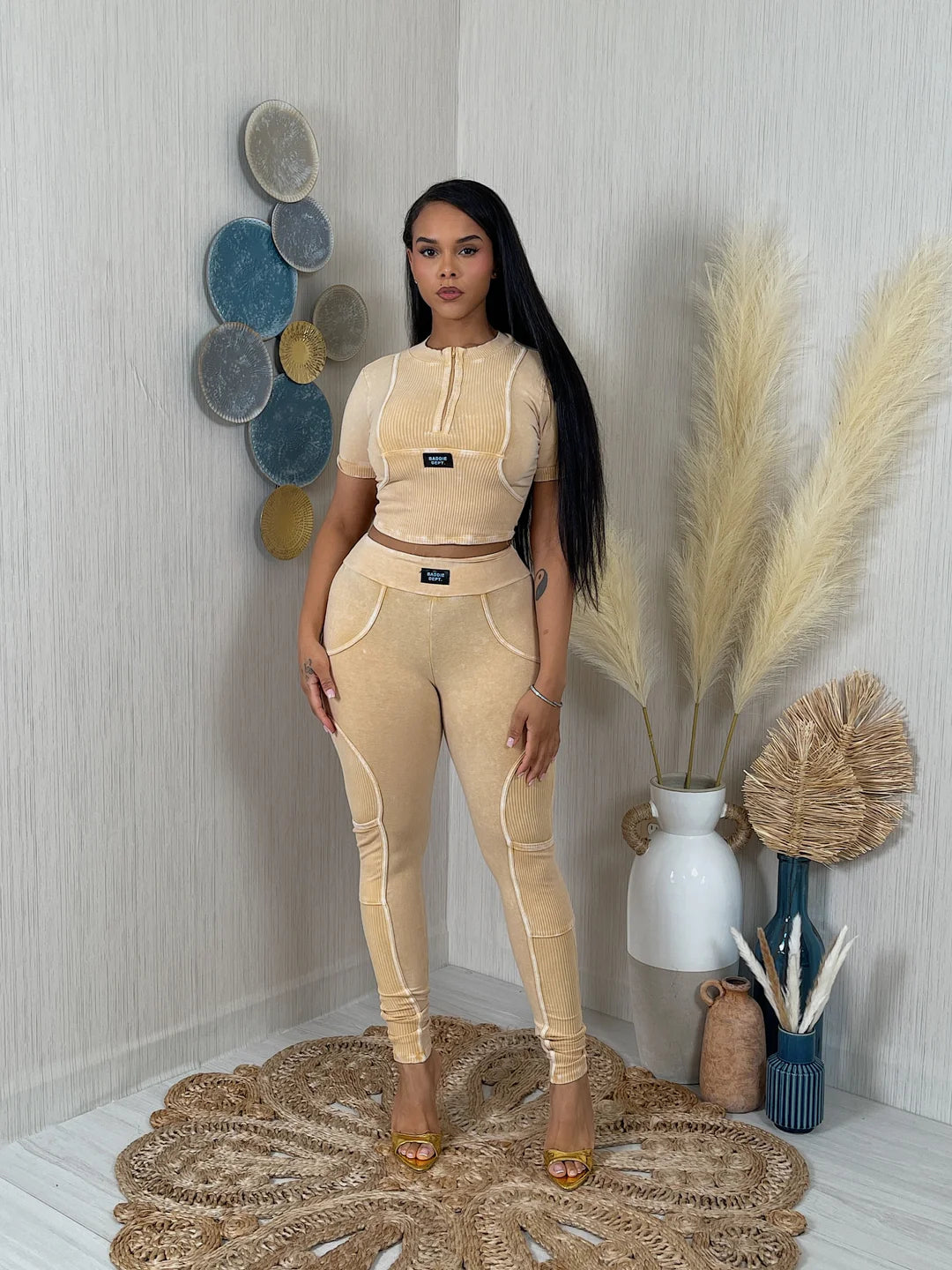 Baddie Dept. Leggings Set