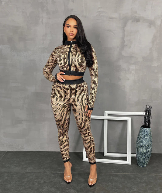 Grecian Lady Leggings Set