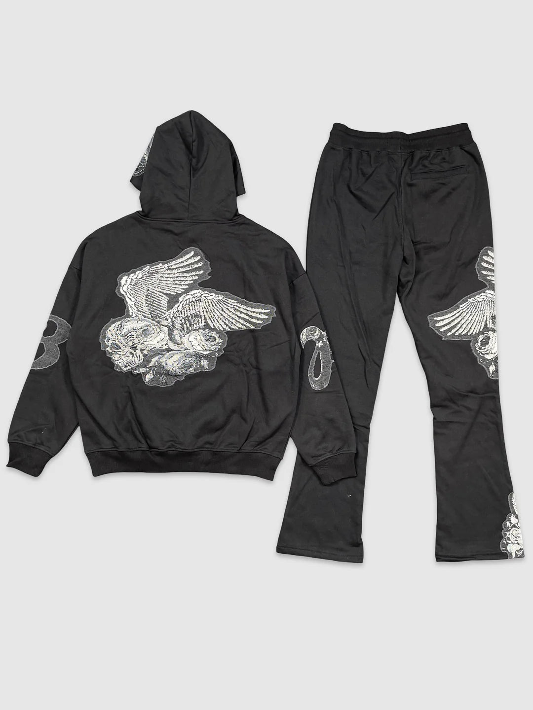 Rockstar Patch Hoodie Set