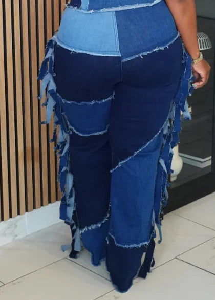 Put Together Patch Jeans