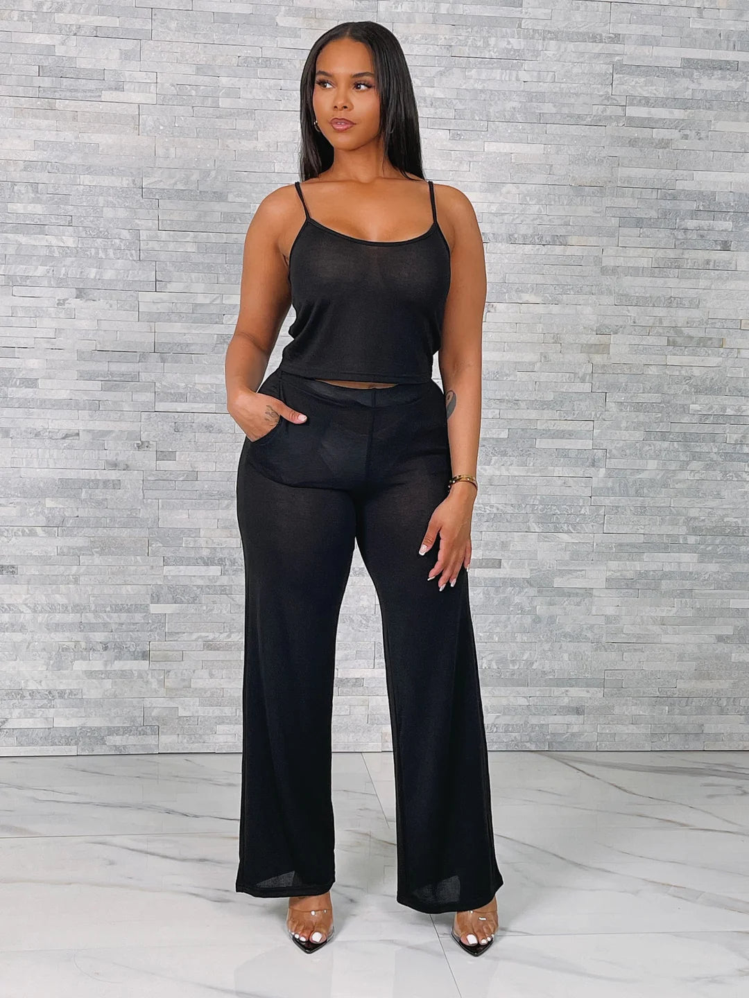 Unimpressed Cami Pants Set