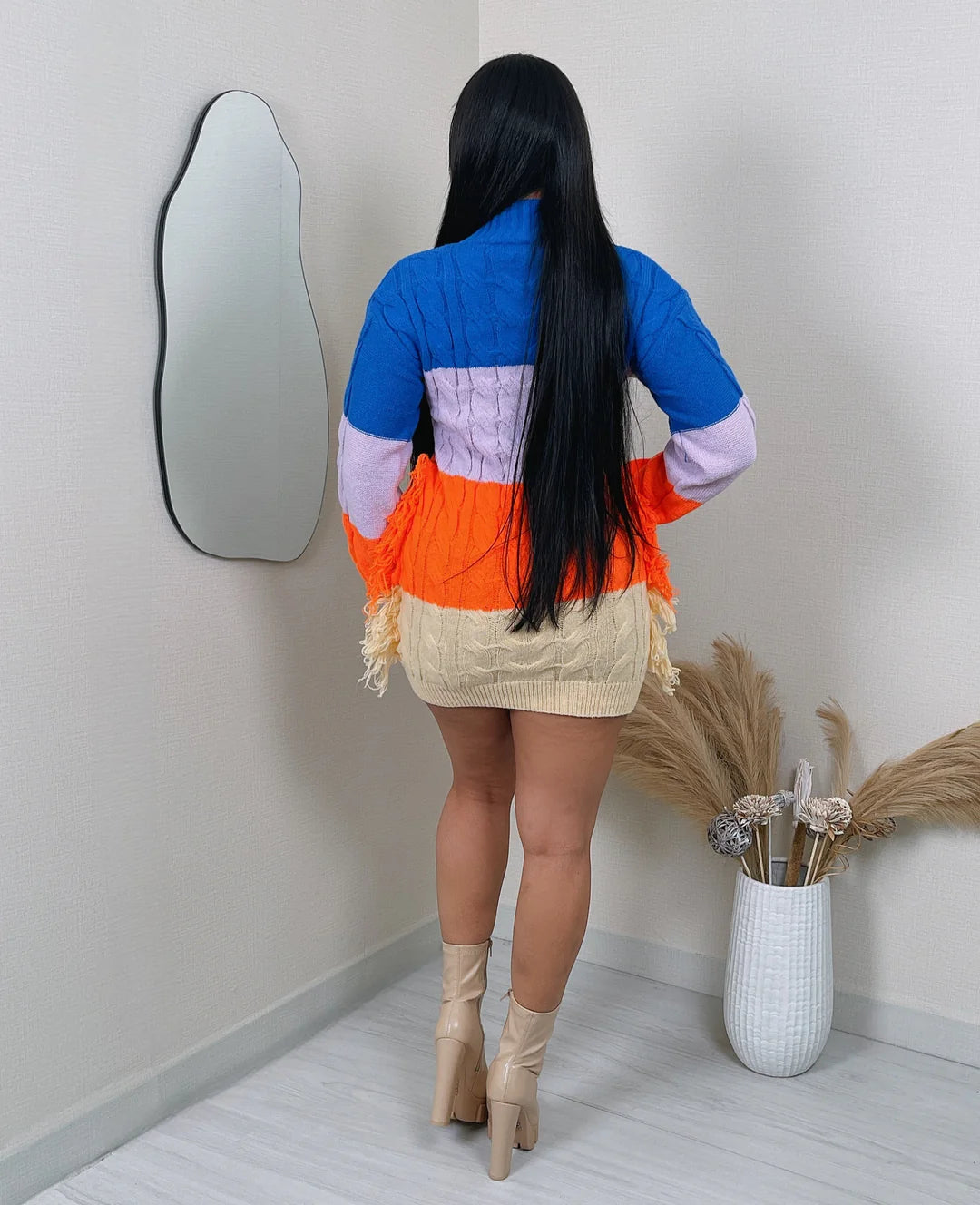 Different World Knit Sweater Dress