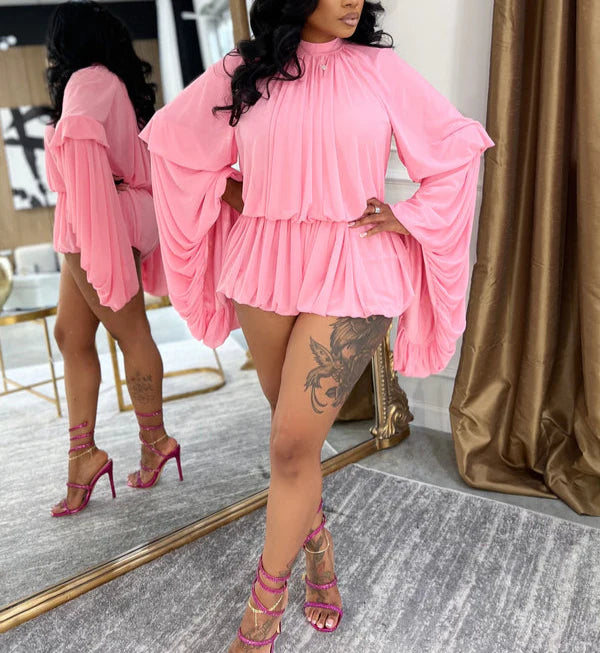 Alluring Draped Romper