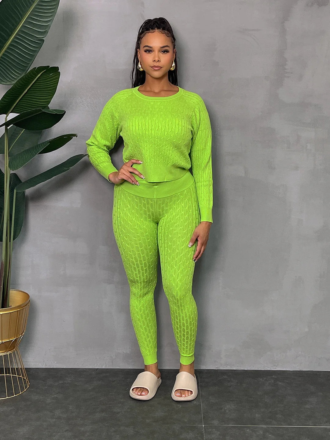 All Together Knit Leggings Set