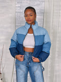 Lisa Denim Puffer Jacket