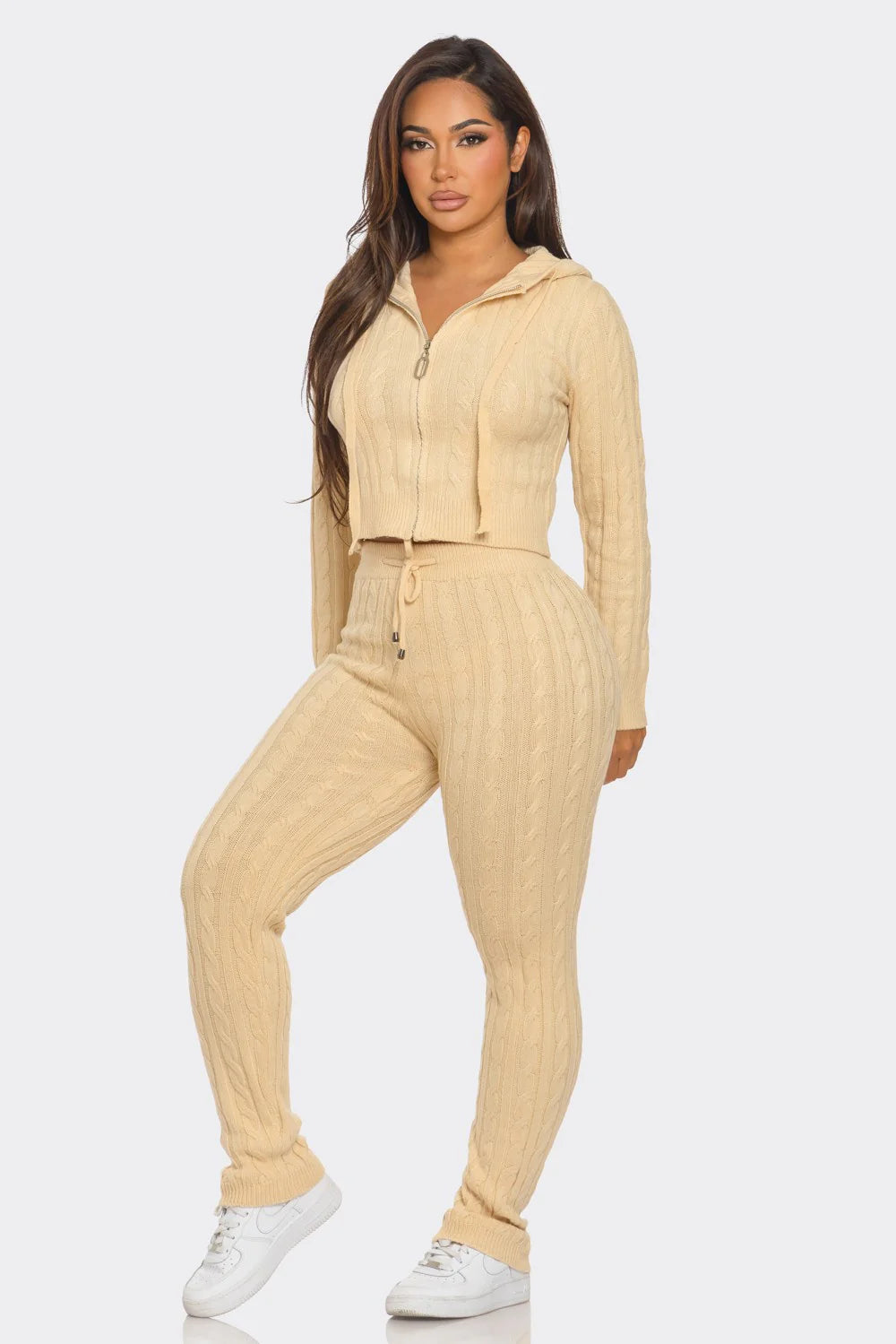 Vanessa Knit Hoodie & Leggings Set