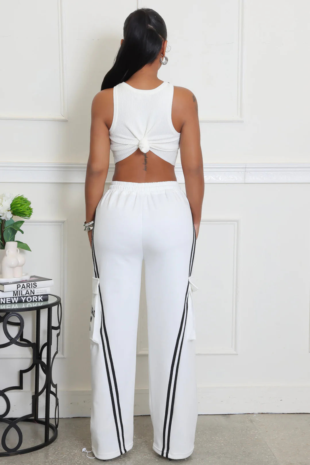 Monroe French Terry Stripe Pants