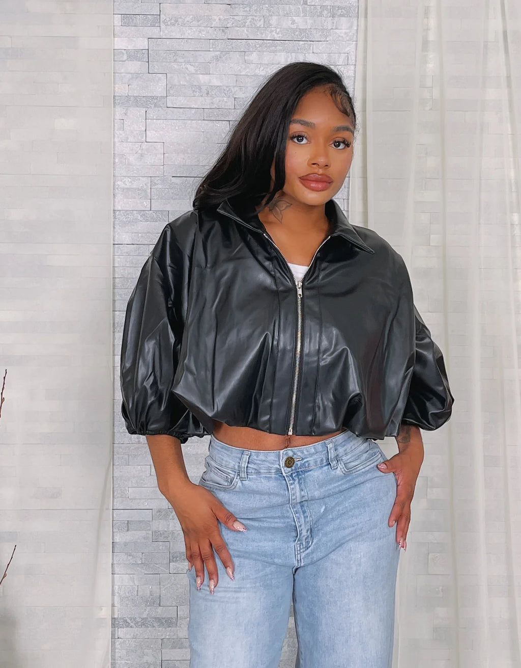 Over You Bubble Blouse