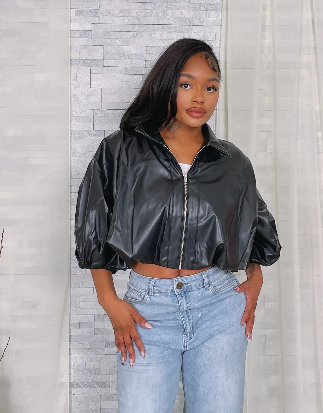 Over You Bubble Blouse