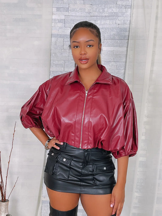 Over You Bubble Blouse