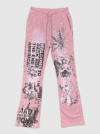 Mad World Print Sweats