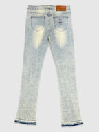 Cross Stud Stacked Jeans